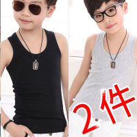 儿童纯色背心夏季男童小背心女童吊带背心内衣小学生纯棉打底上衣