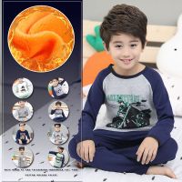 2020男女童棉加绒加厚保暖内衣套装儿童7秋衣3秋裤6中大7睡9衣5岁