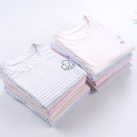 儿童纯棉内衣单件上衣春秋冬圆领秋衣男童打底内衫女童棉毛衫