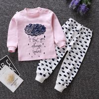 儿童内衣套装中小童秋衣秋裤小孩内衣内裤男童女童秋装含棉量95