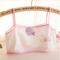 2件混色装 纯棉吊带小背心内衣儿童学生发育期女童小女孩抹胸裹胸