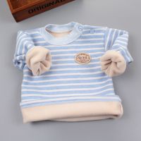 儿童加绒保暖衣男女童打底衫单件上衣0-5岁宝宝保暖内衣1婴儿秋衣