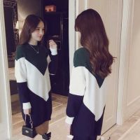 哺乳装外出时尚辣妈款2019秋冬装哺乳衣服外穿连衣裙产后喂奶期潮