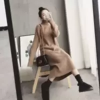 哺乳衣外出冬装辣妈款哺乳期产后喂奶毛衣加厚哺乳连衣裙服秋冬