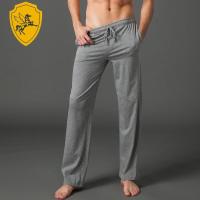 纯棉家居裤男士睡裤长裤休闲裤瑜伽裤宽松跑步空调运动裤