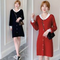 哺乳连衣裙秋装孕妇产后时尚显瘦母乳喂养衣浦乳期外出喂奶秋冬裙