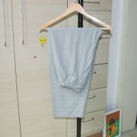 棉绸人造棉男士睡裤长裤家居休闲空调房睡裤