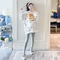 孕妇秋装套装外出时尚款早秋季休闲宽松卫衣春秋款上衣洋气两件套