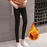 孕妇装休闲裤秋冬孕妇裤子加绒加厚外穿打底裤孕妇装松紧秋冬长裤