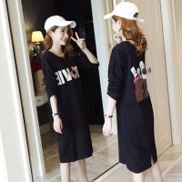 秋季哺乳期连衣裙外出时尚韩版长袖休闲显瘦喂奶衣服母乳上衣秋装