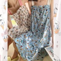 80-220斤可穿睡裙女夏季卡通夏天薄款吊带学生睡衣宽松长裙月子服