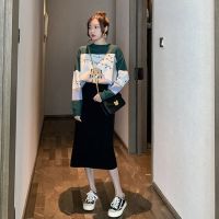 孕妇装秋款套装哺乳装外出时尚秋装冬季外出喂奶期衣服哺乳连衣裙