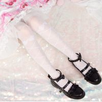 日系洛丽塔白色丝袜女可爱萝莉软妹蝴蝶结lolita打底连裤袜子春夏