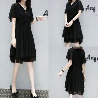 哺乳衣夏季外出连衣裙孕妇装夏装小黑裙洋气时尚月子服大码a字裙