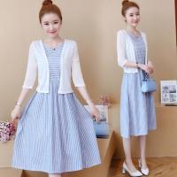 秋季孕妇哺乳喂奶装夏裙子潮妈时尚大码宽松棉麻短袖连衣裙子