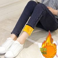 孕妇裤子秋冬季外穿时尚加绒加厚孕妇牛仔裤春秋款韩版新款休闲裤