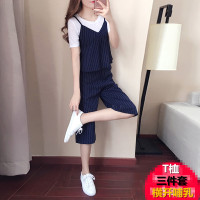 哺乳衣外出夏季哺乳三件套月子服时尚喂奶衣产后母乳显瘦哺乳套装