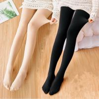 1/3条春秋季中厚丝袜女连裤袜天鹅绒外穿打底肉色夏薄包芯丝袜