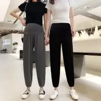 孕妇打底裤春秋外穿孕妇灯笼裤子时尚潮妈宽松韩版夏装薄款