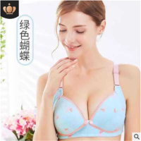 哺乳文胸纯棉薄款夏怀孕期孕妇内衣胸罩产妇喂奶衣无钢圈产后奶罩