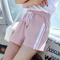 社会休闲短裤女夏季宽松显瘦阔腿热裤学生跑步运动三分裤家居睡裤
