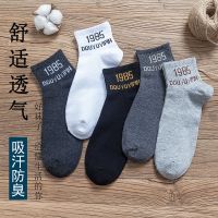 袜子男棉款夏季短筒吸汗防臭ins男士短袜篮球运动袜薄款透气