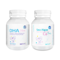 [官方旗舰店]澳乐乳 植物藻油DHA 90粒+宝宝海藻钙 30粒 澳洲原装进口