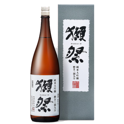 獭祭(DASSAI) 日本原装进口 纯米大吟酿 清酒 39 三割九分 1.8L 带盒