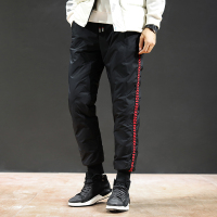 富贵鸟(FUGUINIAO)秋冬新款羽绒裤男士外穿裤子加厚户外运动保暖休闲长裤户外羽绒裤