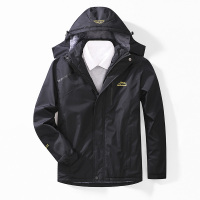 富贵鸟(FUGUINIAO)情侣风衣男单层防风防泼水透气登山锋服加绒加厚衣户外风衣服外套1