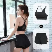 富贵鸟(FUGUINIAO)2020瑜伽服女款宽松 两件套运动套装女瑜伽