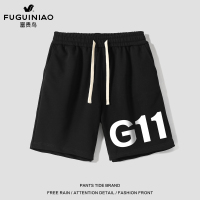 富贵鸟(FUGUINIAO)380g重磅五分裤短裤5071 户外休闲裤