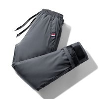 富贵鸟(FUGUINIAO)卫裤男冬户外穿防寒保暖加绒裤子大码时尚户外保暖棉裤