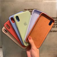 简约液态硅胶手机壳6s网红纯色iphonexsmax硅胶壳7plus超火8plus