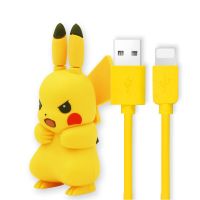 创意皮卡丘充电器手机插头安卓苹果usb动漫数据线充电头生日礼物|皮卡丘充电头+苹果数据线