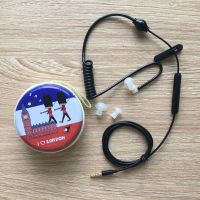 特工耳机隐形透明入耳式单边战术真空伸缩防辐射手机空气导管耳机