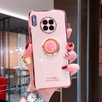 华为mate30手机壳全包镜头防摔mate30pro男女款网红硅胶个性创意5g潮牌限量版原装带钟表指环支架高档情侣软