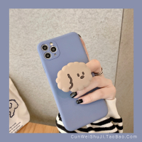 韩风狗狗支架适用iPhone8/7Plus手机壳苹果XS/11ProMax硅胶xr女se