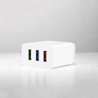 手机充电器3U多插口快充6.0A苹果安卓手机通用小米OPPO快充充电头|三口3.0A快充头 快充头[不配线]