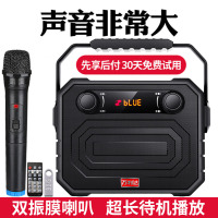 万利达无线蓝牙音箱双喇叭超大音量功率广场舞音响家用户外手提便携式收款店铺摆地摊专用重低音炮高音质k歌
