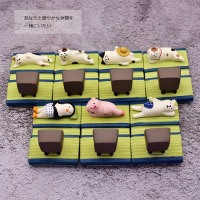 手机支架日式zakka可爱猫咪创意礼物懒人平板支架桌面手机架摆件