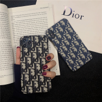 Dior适用苹果X手机壳xsmax迪奥11pro潮牌iPhone7刺绣xr网红8plus情侣11MAX布面大牌XS女款6