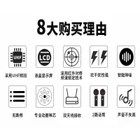 无线话筒一拖二u段调频舞台演出会议家用ktv酒防啸叫卡拉ok麦克风