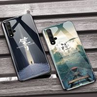 华为荣耀20手机壳玻璃男女荣耀20pro保护套防摔硅胶个性日韩创意