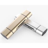 type c 读卡器五合一usb/tf/sd/micro usb手机读卡器铝合金读卡器
