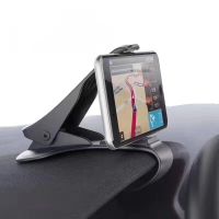 精品车载手机支架 汽车仪表台多功能夹子 方向盘导航卡扣式通用款