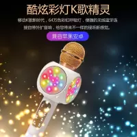 全民k歌无线话筒带芯麦克风手机唱歌音乐蓝牙话筒音响