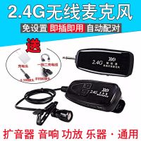 2.4g领夹无线麦克风手机录音小蜜蜂扩音器耳麦乐器拾音话筒