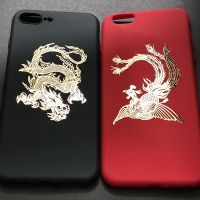 中国风龙凤图手机金属贴纸 超薄镀金手机个性背贴 电脑车身装饰贴