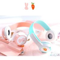 可爱卡通头戴式可折叠游戏耳机带麦克风vivooppo华为手机通用耳机